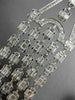 ESTATE EXTRA LARGE 12.03CT DIAMOND 18KT WHITE GOLD ELONGATED CHANDELIER EARRINGS