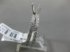ESTATE 1.06CT DIAMOND 18KT WHITE GOLD 3D SEMI MOUNT ENGAGEMENT WEDDING RING SET