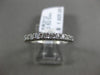 ESTATE 1.06CT DIAMOND 18KT WHITE GOLD 3D SEMI MOUNT ENGAGEMENT WEDDING RING SET