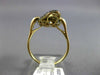 ESTATE 1.11CT WHITE & BLACK DIAMOND 14KT WHITE YELLOW & BLACK GOLD FLEXIBLE RING