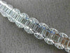ESTATE EXTRA LARGE 14.28CT DIAMOND 18KT WHITE GOLD 3D ETERNITY TENNIS NECKLACE