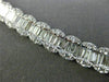 ESTATE EXTRA LARGE 14.28CT DIAMOND 18KT WHITE GOLD 3D ETERNITY TENNIS NECKLACE