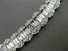 ESTATE EXTRA LARGE 14.28CT DIAMOND 18KT WHITE GOLD 3D ETERNITY TENNIS NECKLACE