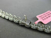 ESTATE EXTRA LARGE 14.28CT DIAMOND 18KT WHITE GOLD 3D ETERNITY TENNIS NECKLACE