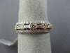 .94CT ROUND & BAGUETTE DIAMOND 18KT WHITE GOLD 3D SEMI ETERNITY ANNIVERSARY RING
