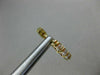 ESTATE .50CT ROUND DIAMOND 14K YELLOW GOLD 3D CLASSIC FIVE STONE HUGGIE EARRINGS