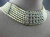 ESTATE WIDE 2.75CT DIAMOND & AAA SOUTH SEA PEARL 18KT WHITE GOLD NECKLACE #26318