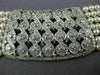 ESTATE WIDE 2.75CT DIAMOND & AAA SOUTH SEA PEARL 18KT WHITE GOLD NECKLACE #26318