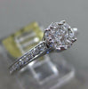 ESTATE .46CT DIAMOND 14K WHITE GOLD CLASSIC ROUND ETOILE FRIENDSHIP PROMISE RING