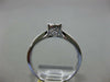 ESTATE .46CT DIAMOND 14K WHITE GOLD CLASSIC ROUND ETOILE FRIENDSHIP PROMISE RING