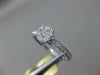 ESTATE .46CT DIAMOND 14K WHITE GOLD CLASSIC ROUND ETOILE FRIENDSHIP PROMISE RING