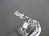 ESTATE 4.51CT DIAMOND 14KT WHITE GOLD SHARED PRONG ETERNITY RING STUNNING