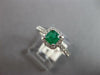.66CT DIAMOND & AAA EMERALD 18KT WHITE GOLD SQUARE & ROUND HALO FRIENDSHIP RING