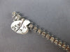 ESTATE 3.0CT DIAMOND 14KT WHITE GOLD 3D CLASSIC ROUND SWIRL TENNIS BRACELET