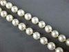LARGE & LONG OLD MINE .50CT DIAMOND & AAA PEARL 14KT WHITE GOLD LARIAT NECKLACE