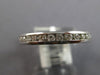 .80CT DIAMOND 14K WHITE GOLD ROUND CHANNEL 3mm ETERNITY WEDDING ANNIVERSARY RING