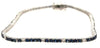 1.66CT DIAMOND & AAA SAPPHIRE 14KT WHITE GOLD 3D CLASSIC ROUND TENNIS BRACELET