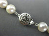 ESTATE AAA 8MM SOUTH SEA PEARL 14KT WHITE GOLD 3D CLASSIC LOVE NECKLACE #26210