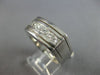 LARGE .70CT DIAMOND 14KT WHITE GOLD PRINCESS CHANNEL INVISIBLE MENS RING #27684
