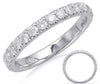 .70CT DIAMOND 14KT WHITE GOLD FOUR PRONG ROUND 3/4TH ETERNITY ANNIVERSARY RING