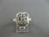 LARGE 1.68CT DIAMOND 18KT WHITE GOLD ROUND & BAGUETTE INVISIBLE ENGAGEMENT RING