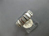 .65CT DIAMOND 14K WHITE GOLD ROUND & BAGUETTE MULTI ROW CHANNEL ANNIVERSARY RING