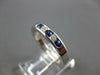 .28CT DIAMOND & AAA SAPPHIRE 14KT WHITE GOLD 3D 7 STONE ANNIVERSARY RING #27475