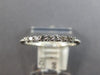 .19CT DIAMOND 14KT WHITE GOLD ROUND SHARED PRONG BEADED WEDDING ANNIVERSARY RING