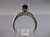 1.96CT DIAMOND & AAA SAPPHIRE PLATINUM 3D OVAL & BAGUETTE ENGAGEMENT RING #27436