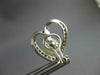 LARGE .75CT DIAMOND & AAA SOUTH SEA PEARL 14K WHITE GOLD CLIP ON EARRINGS #27481