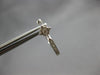 ESTATE .13CT DIAMOND 14KT WHITE GOLD GEOMETRICAL FUN LEVERBACK HANGING EARRINGS