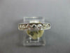 .52CT DIAMOND 14KT WHITE GOLD 3D 7 STONE CHANNEL PAVE WEDDING ANNIVERSARY RING