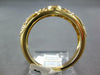 ESTATE .15CT DIAMOND 14KT YELLOW GOLD 3D FILIGREE SOLITAIRE FRIENDSHIP LOVE RING