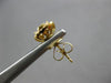 .68CT DIAMOND 18KT YELLOW GOLD 3D CLASSIC INVISIBLE SQUARE HALO STUD EARRINGS