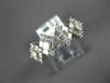 WIDE 1.32CT DIAMOND 14K WHITE GOLD 3D ROUND BAGUETTE & PRINCESS ANNIVERSARY RING