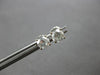 ESTATE .70CT DIAMOND 14K WHITE GOLD CLASSIC ROUND SOLITAIRE STUD EARRINGS #28174