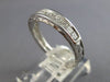 .71CT DIAMOND 14KT WHITE GOLD PRINCESS CHANNEL FILIGREE WEDDING ANNIVERSARY RING