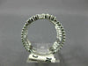 ESTATE WIDE .45CT DIAMOND 14KT WHITE GOLD 3D MULTI ROW CRISS CROSS SNAKE RING