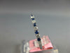 40CT DIAMOND & AAA SAPPHIRE 14KT WHITE GOLD 2MM SEMI ETERNITY ANNIVERSARY RING
