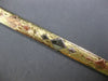 ANTIQUE WIDE 14KT WHITE YELLOW AND ROSE GOLD 3D HANDCRAFTED ITALIAN BRACELET
