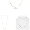 ESTATE .34CT DIAMOND 14KT ROSE GOLD 3D MULTI BRANCH FUN ADJUSTABLE NECKLACE