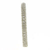 ESTATE .62CT DIAMOND 18KT WHITE GOLD 3 ROW COMFORT FIT ETERNITY ANNIVERSARY RING