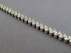 3.17CT DIAMOND 14K WHITE GOLD 3D ROUND MARQUISE SHAPE MULTI LEAF TENNIS BRACELET