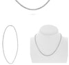 ESTATE 8.0CT DIAMOND 14KT WHITE GOLD 3D ROUND ETERNITY TENNIS NECKLACE
