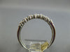 .52CT DIAMOND 14KT WHITE GOLD 3D CLASSIC 2 ROW DIAGONAL WEDDING ANNIVERSARY RING