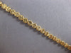 ANTIQUE 14KT YELLOW GOLD 3D HANDCRAFTED DIAMOND CUT CIRCULAR FUN BRACELET