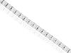 ESTATE 5.0CT DIAMOND 14KT WHITE GOLD CLASSIC ROUND FOUR PRONG TENNIS BRACELET