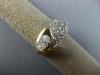 ESTATE 2.0CT DIAMOND 18KT TWO TONE TONE GOLD 3D OVAL & ROUND SOLITAIRE FUN RING