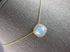 2.43CT DIAMOND & AAA AUSTRALIAN OPAL 14KT YELLOW GOLD CUSHION FLOATING PENDANT