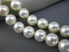 ESTATE AAA 8MM SOUTH SEA PEARL 14KT WHITE GOLD 3D CLASSIC LOVE NECKLACE #26210